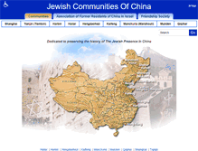 Tablet Screenshot of jewsofchina.org